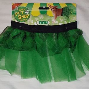 Ridiculous NEW Green Plaid Dog Puppy Cat‎ Tutu S/M